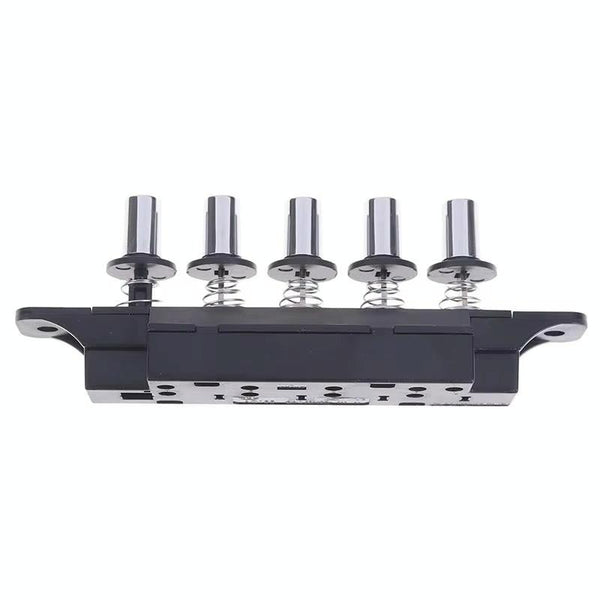 Five-position Plug-in Button Switch Range Hood Piano-key Switch(Silver)