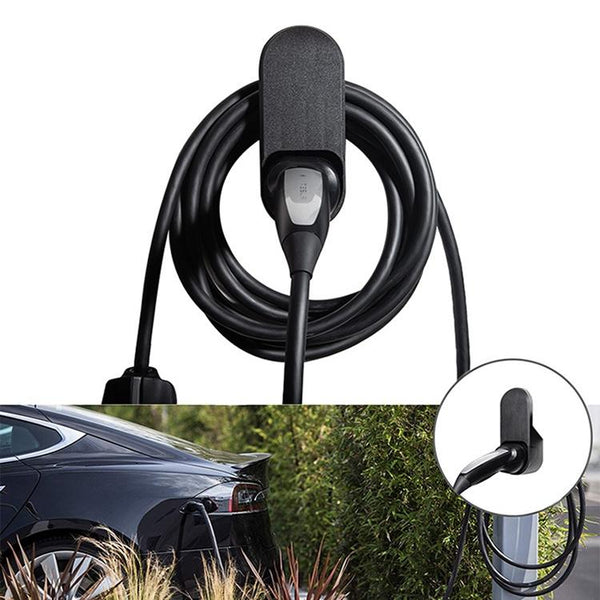For Tesla Model 3 / X / S / Y Car Charger Wall Storage Bracket(US Plug)