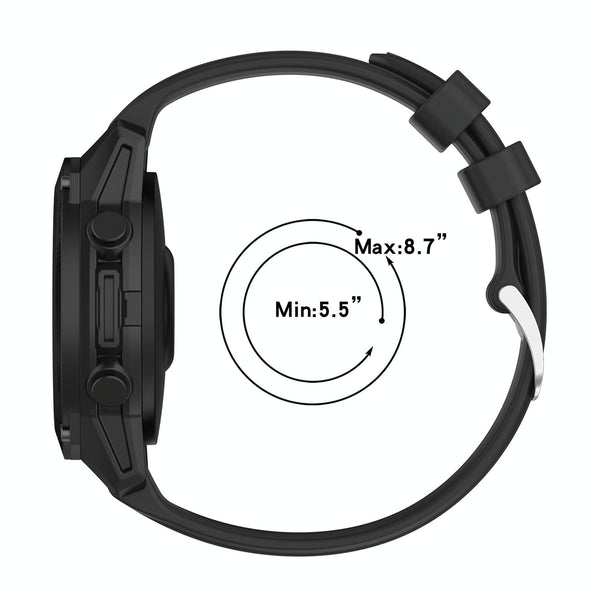 For Garmin Forerunner 955 / 255 / 745 22mm Silicone Watch Band(White)