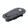 A Pair Car Carbon Fiber Cover Lock Modified Hood Lock General Racing Car Cover Lock(Carbon Black)