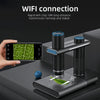 WIFI HD USB Electron Microscope Digital Magnifier With Stand(White)