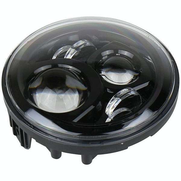 7 inch Round LED Motorcycle Headlight Modified Spotlight for Honda(Black)
