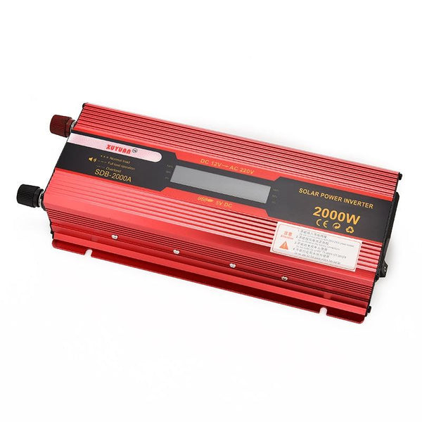 XUYUAN 2000W Car Battery Inverter with LCD Display, Specification: 24V to 220V