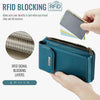 CaseMe Me40 Vertical Multifunctional Shoulder Crossbody Phone Bag(Blue Green)