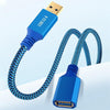 Printer / Hard Disk USB 3.0 Male to Female Extension Cable, Length:1m(Blue)