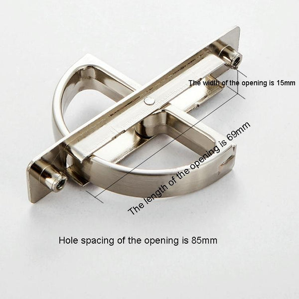 4206-85 Tatami Hidden Embedded Rotating Flip Cover Button(Black)