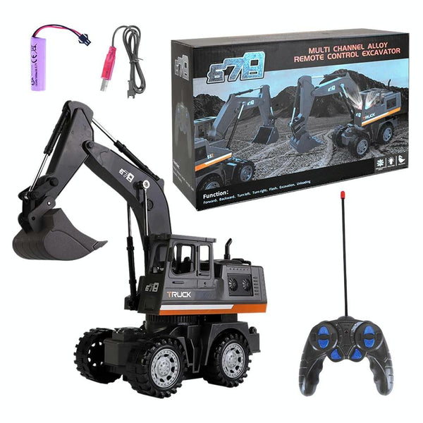 MoFun 8082E 1:20 Metal Excavator Toy Car Remote Control Engineering Vehicle
