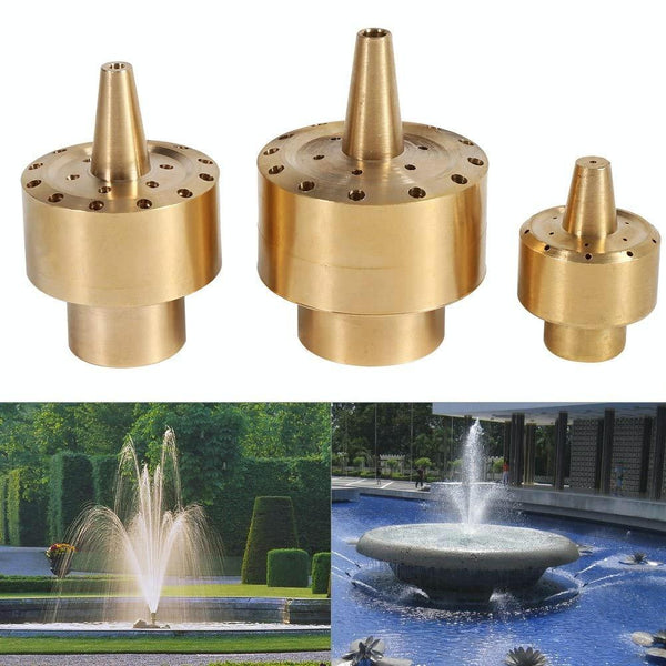 All Brass Flower Column Nozzle Inner Wire Garden Water Features Landscape Fountain Nozzle, Specification: DN40 1.5 inch