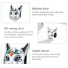 S925 Sterling Silver Egyptian Cat God Besti Beads DIY Bracelet Necklace Accessories