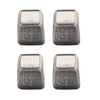 4pcs / Set Thickened Wear-Resistant Table And Chair Leg Covers Household Quiet Non-Slip Stool Foot Protector, Style: Large Square Light Gray