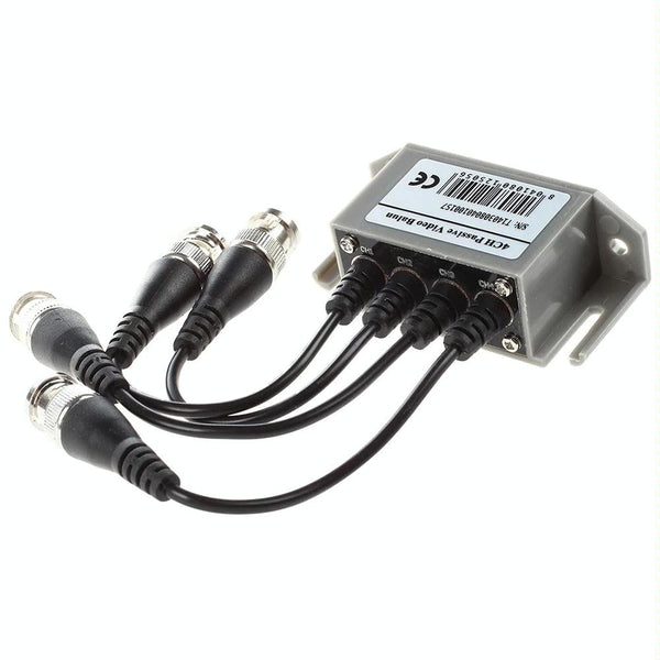 4CH Video Balun over Cat5/6 (BNC to RJ45) 600m CCTV