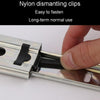 4 inch 10cm Thickened Three Sections Ball Slide Mute Drawer Track Rail