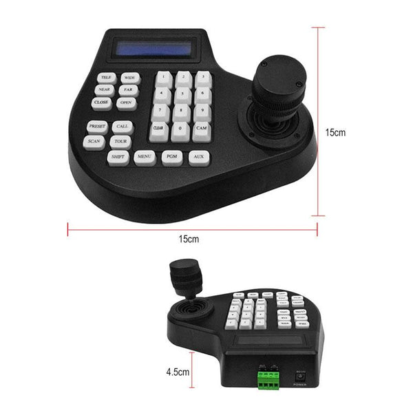 RS485 PTZ Controller Keyboard, Dome Camera Joystick, AU Plug
