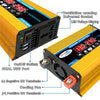 Tang II Generation 12V to 110V 4000W Modified Square Wave Car Power Inverter(Yellow)