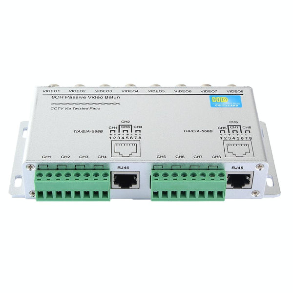 8CH Passive HD Video Balun for CCTV (CVI/TVI/AHD) 720p/1080p