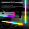 COOLMOON Y360 Round Tube Multi-interface ARGB Chassis Light Bar Computer Decorative Silicone LED Lamp Strip
