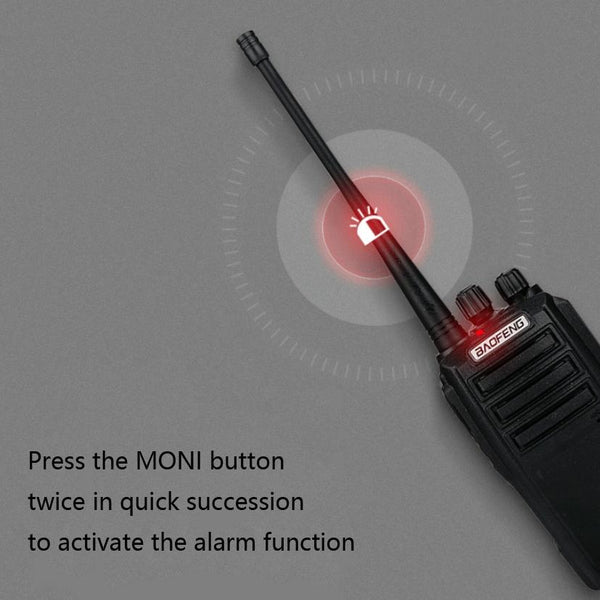 Baofeng BF-UV6D Civil Hotel Outdoor Construction Site Mobile High-power Walkie-talkie, Plug Specifications:US Plug