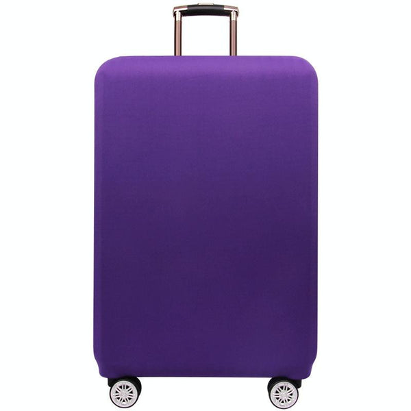 Thickened Wear-resistant Stretch Luggage Dust-proof Protective Cover, Size: S(Violet)