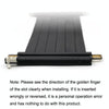 PCI-E 3.0 16X 180-degree Graphics Card Extension Cable Adapter Cable, Length: 10cm