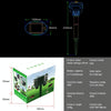 RC-544 Outdoor Solar Ultrasonic Infrared Sensor Animal Repeller(Dark Green)