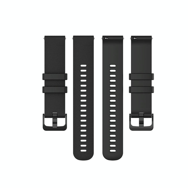 For Garmin Forerunner 245 Small Lattice Silicone Watch Band(Black)