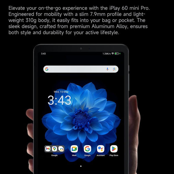 ALLDOCUBE iPlay 60 Mini Pro 4G LTE Tablet, 8GB+128GB, 8.4 inch Android 14 MTK Helio G99 Octa Core(Grey)