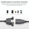 USB 2.0 AM to AF Mount Pannel Cable, Length: 30cm