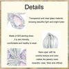 S925 Sterling Silver Opal Flower Silicone DIY Beads(BSC990)