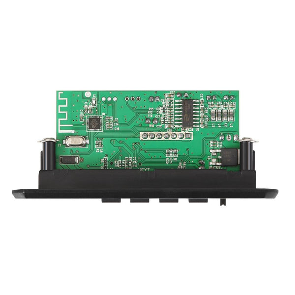 12V Folder Play With Power Amplifier MP3 Decoding Board With Recording Call Loss Motherboard With Bluetooth(Black)
