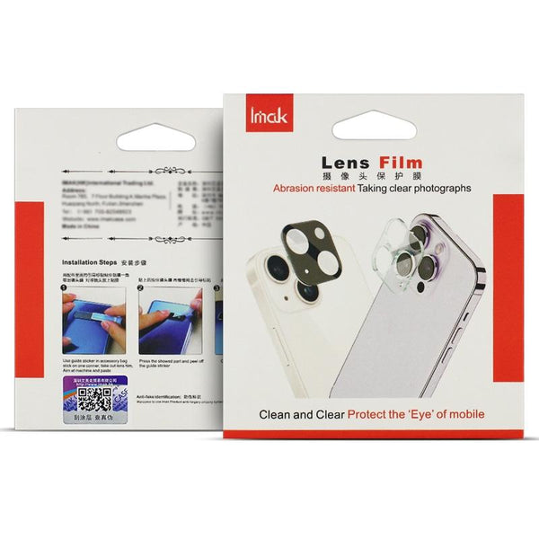 For Realme Neo7 IMAK Rear Camera Lens Glass Film Black Version