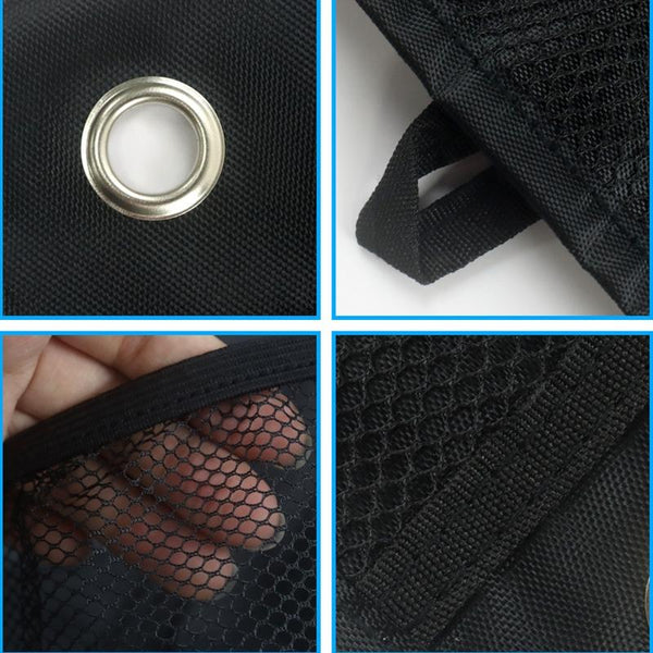 Door Storage Bag Large Capacity Plush Toy Storage Bag, Size: 159x48cm(Black)