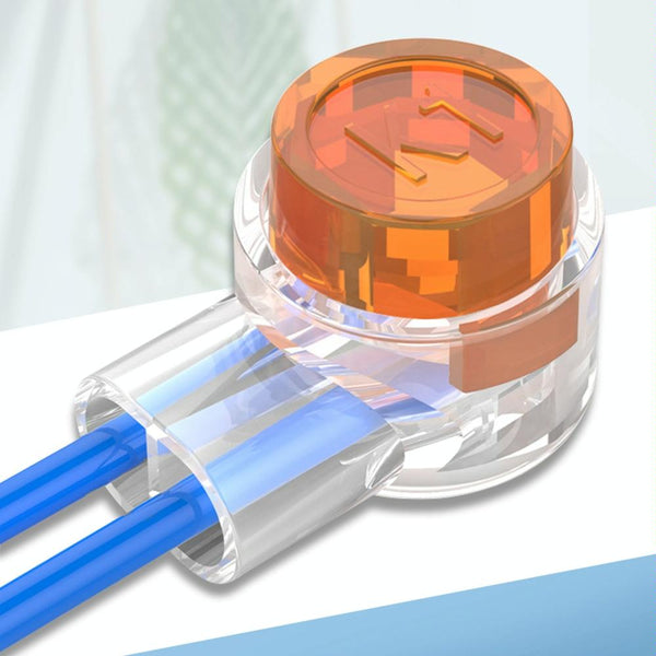 K1 100pcs /Pack Network Cable Telephone Line Connector Moisture-Proof Waterproof Wiring Terminals