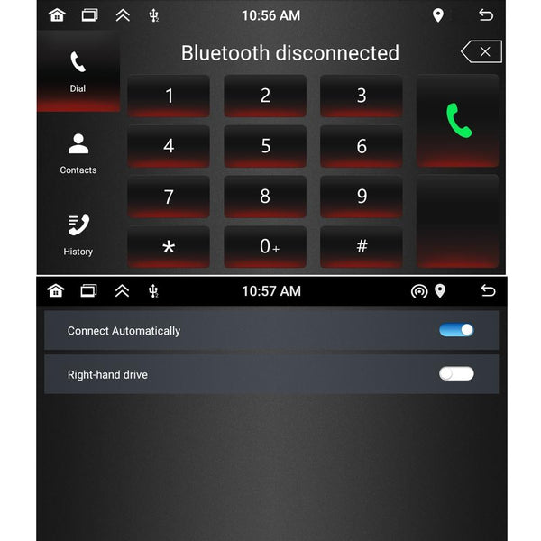 For FIAT 500 Car Android Navigation Bluetooth FM Radio, Memory: 2+64G