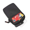 For 5.5-6.5 inch Mobile Phones Universal Canvas Waist Bag with Shoulder Strap & Earphone Jack(Red)