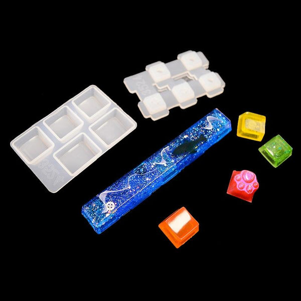 2 PCS DIY Keycap Silicone Mold OEM Mechanical Keyboard Silicone Mold, Style: MD3523