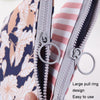 SN-031 2pcs Waterproof Zipper Sanitary Napkin Storage Bag Coin Card Bag(Stripe)