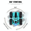 RD158-3 2.4G Mini High Speed Double Sided Remote Control Car Toy(English Box 08 Blue)