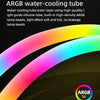 COOLMOON AS360 Magic Diamond Edition Computer Cooler ARGB Water Cooling Light Integrated CPU Radiator(White)