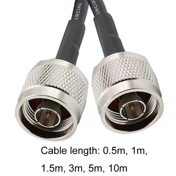 N Male To N Male RG58 Coaxial Adapter Cable, Cable Length:5m