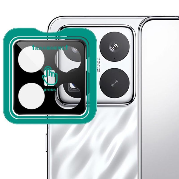 For Xiaomi 15 Pro imak Black Version HD Glass Rear Camera Lens Film, Self-positioning Version