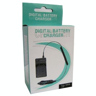 Digital Camera Battery Charger for Samsung 07A(Black)