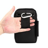 Multifunctional Casual Crossbody Mobile Phone Storage Waist Bag(Red + Black)