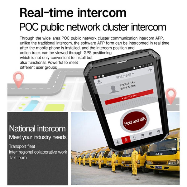 CENAVA-Q802 Triple Proofing Tablet PC, 8.0 inch, 4GB+64GB, Support Google Play, 4G Phone Call, IP68 Waterproof Shockproof Dustproof, Android 9.0, MTK6762 Octa Core 2.0GHz, Support OTG/GPS/NFC/WiFi/BT/TF Card(Black)