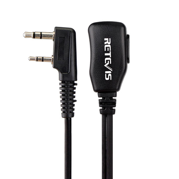RETEVIS C9003 2 Pin PTT Speaker Microphone Acoustic Tube In-ear Earpiece