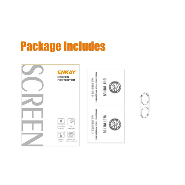 For Nothing Phone1 ENKAY Hat-Prince 9H Rear Camera Lens Tempered Glass Film