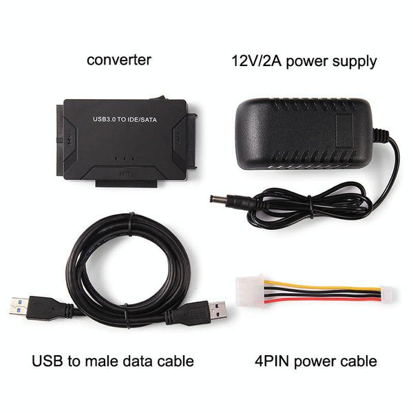 USB3.0 To SATA / IDE Easy Drive Cable External Hard Disk Adapter, Specification: AU  Plug