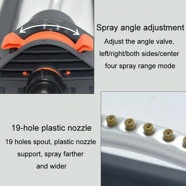 Automatic Swing Sprinkler Garden Lawn Watering Nozzle Garden Sprinkler Nozzle(19 Holes)