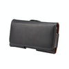 Universal Horizontal Style Leather Waist Bag with Back Splint For iPhone X , Samsung S7 / S5 / S4, Grand DUOS / I9082(Black)