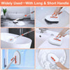 Shower Cleaning Brush With 52 Inch Adjustable Handle Tub Tile Scrubber Brush, Spec: Set 4