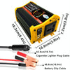 Legend III Generation DC12V to AC110V 6000W Modified Square Wave Car Power Inverter with LED Display(Black)
